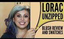Lorac Unzipped Blush Set Swatches and Review