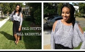 ♡ Fall Hairstyle | Fall Outfit  ♡