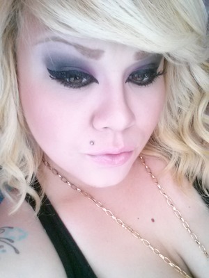 Second attempt at the smokey eye. .. hope yall like and comment ^.-