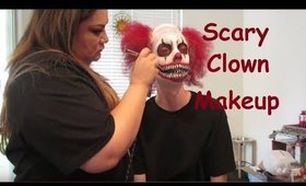 Scary Clown Makeup-Airbrush/Paint