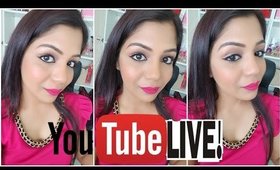 Youtube LIVE Talk + Indian Affordable Skincare & Makeup HAUL SuperPrincessjo LIVE !