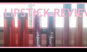 A GLAMOROUS LIP PRODUCT REVIEW AND FIRST IMPRESSIONS!