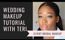 HOW I DO MAKEUP ON CLIENTS | BRIDAL MAKEUP FOR WOC WITH TERI | LIVE IN JAMAICA, VOICEOVER