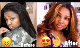 HOW TO MAKE AND COLOR A WIG FT. UNICE HAIR!