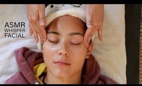 ASMR facial massage for sleep & stress reduction (whisper)