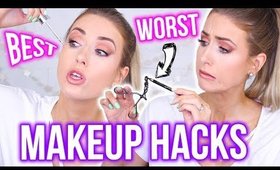 BEST EVER (& WORST!!) MAKEUP HACKS || Full Face GAME-CHANGING Tips!