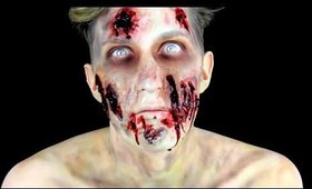 ZOMBIE MAKEUP TUTORIAL | The Walking Dead Inspired