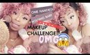 FULL FACE While Holding A Baby Makeup Challenge!!(EXTREME)