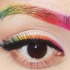 Rainbow Eyeliner & Eyebrows