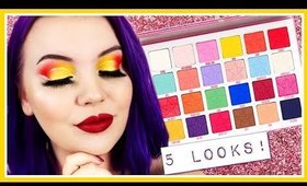 5 Looks Using Jeffree Star's JawBreaker Palette + Swatches