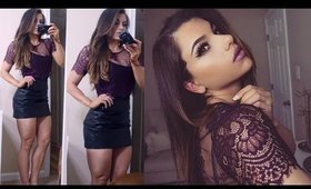 Get Ready With Me! Romantic Makeup, Hair + Outfit
