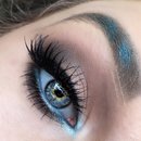 Milk1422 Instagram Inspired Abstract Blue Smokey Eye Makeup Tutorial