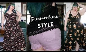 Plus Size Outfit Ideas! Maxi Dress & Shorts Try On Haul