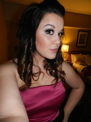 When going out for a big night, don't be afraid to amp up your make up. It'll show up better in pictures!
