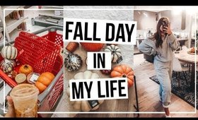 FALL DAY IN MY LIFE 🍁fall shopping, decorating my house, & work day