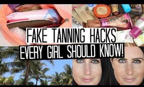 Top 10 Fake Tanning Hacks Every Girl Should Know!