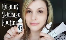 My Morning Skincare Routine Featuring Products by Glossier and Algenist