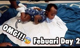 Baby SHOCKS Family By flipping Over | Febuari Day 2