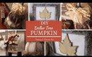 Dollar Tree Pumpkin DIY | Topiary | Reversed Canvas | Fall 2019