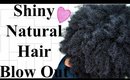Blow Dry Natural Hair using Tension Method Vs Comb Method with Conair Infiniti Pro ( 4c/4b Hair)