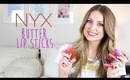 NYX Butter Lipsticks: Entire Collection & Swatches