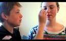 My Brother Does My make Up TAG! | MorganRose