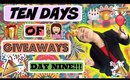 Ten Days of Giveaways: Day Nine || Sassysamey