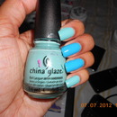 Before (China Glaze/ For Audrey and Orly/ Blue Collar)