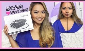 Belletto Studio Airbrush Makeup Demo & Review | TheMaryberryLive