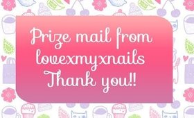 Prize Mail From lovexmyxnails, thank you! [PrettyThingsRock]