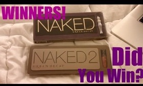 NAKED/2 Palette WINNERS! & HUGE Urban Decay Sale!