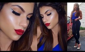 Get Ready With Me! Makeup, Hair + Outfit Fourth of July 2016