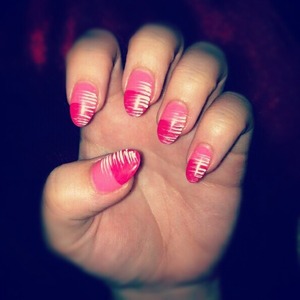 Pink nails :)
