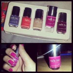 mini collections from nails inc. Great colours
