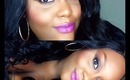 Simple Eye & Bold Lip Makeup Tutorial