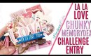 Valentine Memorydex card, Chunkiest Memorydex Card I Ever Made! Solocraftz challenge entry