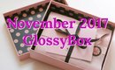 NOVEMBER 2017 GLOSSYBOX PRODUCT REVIEW