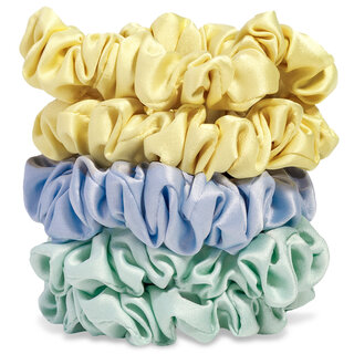 Kitsch Ruched Satin Scrunchies 5pc Set