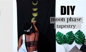 DIY MOON PHASE TAPESTRY // Janet Nimundele