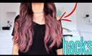 8 LAZY GIRL HAIR HACKS YOU NEED To Know !!!