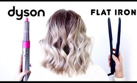 Dyson Airwrap vs Flat Iron Waves (24 Hour Wear Test) | Milabu