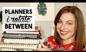 My Planner Rotation | The Planners I Hop Between