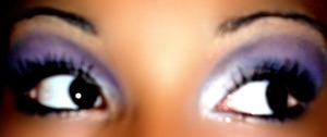 dramatic purplee eyess. 