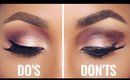 EYESHADOW DO'S AND DON'TS | DIMMA UMEH