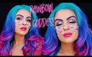 RAINBOW GODDESS Halloween Makeup 🌈