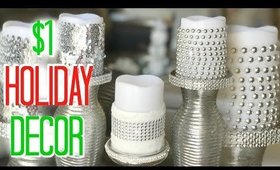 Chic & Fabulous Decorative Candles - DIY Christmas Decorations