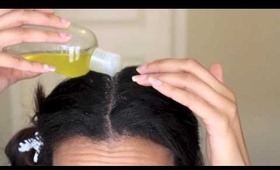 DIY Hot Oil Treatment for Dry Hair