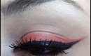 Coral Winged Eyeshadow & Eyeliner-Raving Beauty Cosmetics  ♥