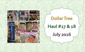 Dollar Tree Haul | #17 and #18 July 2016 | PrettyThingsRock