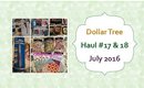 Dollar Tree Haul | #17 and #18 July 2016 | PrettyThingsRock